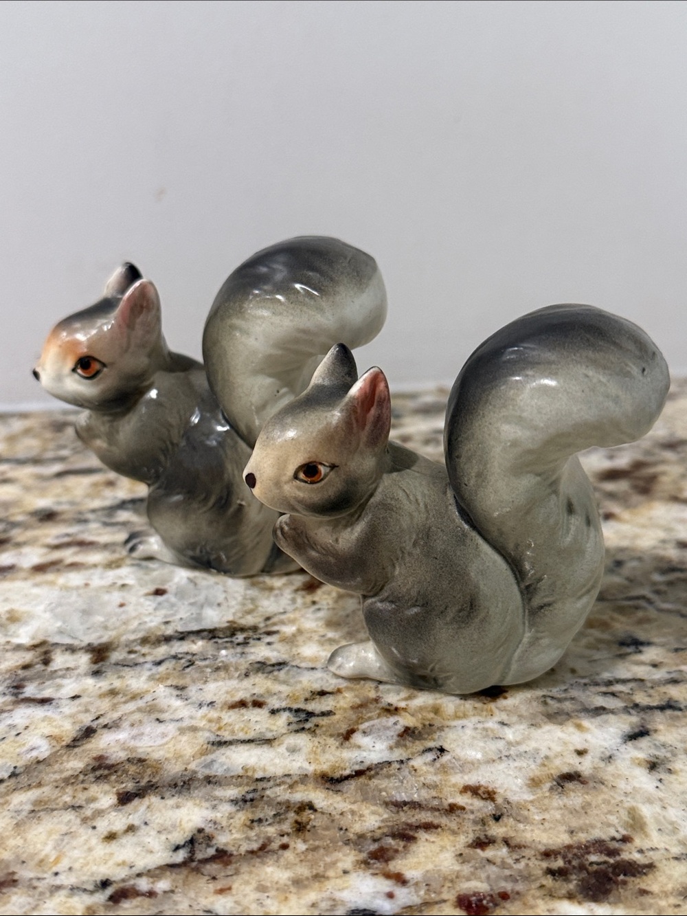 Vintage Pair of Squirrels Made in Japan Salt and Pepper Shakers